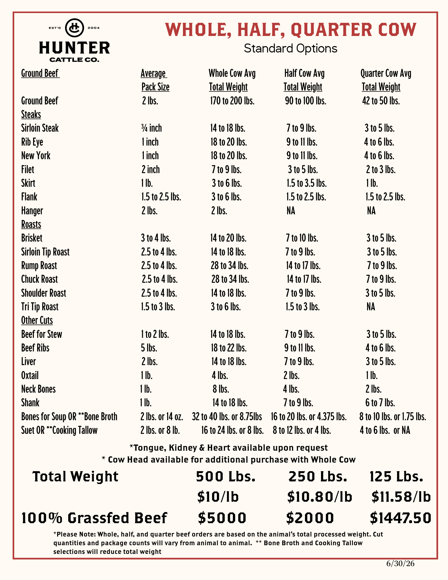 Whole Cow - Image 2