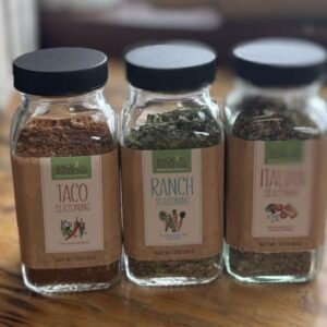 Seasoning: Taco, Ranch or Italian  Back to Basics